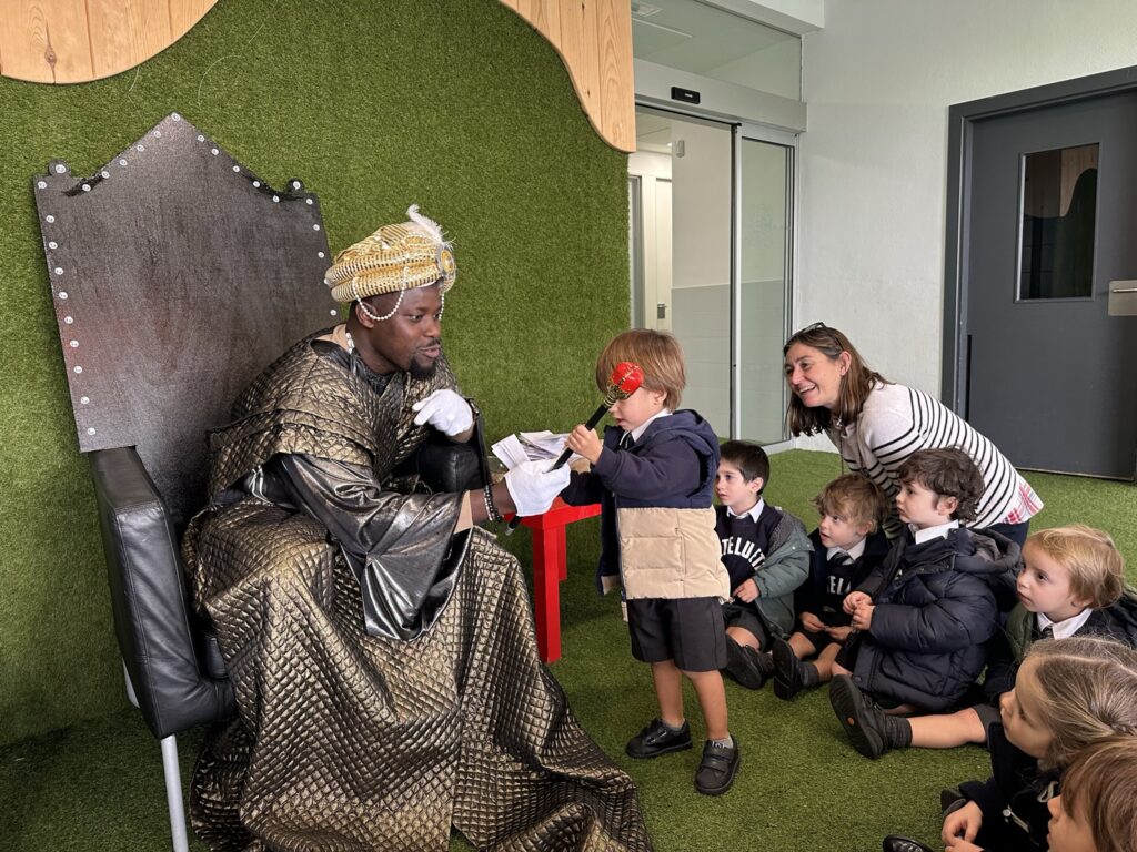 La visita de los Reyes Magos al Infantil es uno de los momentos más especiales del la Navidad en Gaztelueta